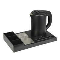 Bouilloire électrique Honeyson 0,8 L avec plateau de contrôle de température pour usage hôtelier