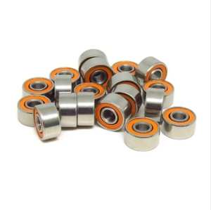 Cuscinetto a sfere in ceramica ibrido ad alta velocità S623/S683/S693 3*10*4mm in gomma arancione sigilla la struttura profonda della scanalatura per mulinello da pesca 2OS - Product Image 2