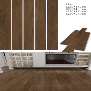 Plancher en <span class=keywords><strong>vinyle</strong></span> SPC à clipsage antidérapant, aspect bois gris, revêtement de sol PVC SPC pour bureau, maison, intérieur - Product Image 2