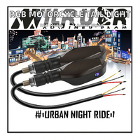 Projecteur de clignotant universel pour moto RGB 27 modèles, indicateur de direction ambre, feu arrière stroboscopique en plastique ABS