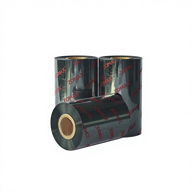 Premium Wax-Resin Thermal Transfer Ribbon 100mm X 300m Black Barcode Ribbon Compatible Zebra Honeywell TSC Godex Label Printers