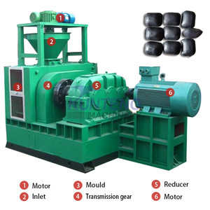 เครื่องอัดเม็ดผงแร่แรงดันสูงเครื่องอัดขึ้นรูปลูกบอลถ่านหิน - Product Image 2