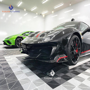 Dalles de <span class=keywords><strong>sol</strong></span> en plastique à emboîtement durables pour atelier de detailing automobile, dalles de <span class=keywords><strong>sol</strong></span> robustes pour entrepôt, <span class=keywords><strong>dalle</strong></span> de <span class=keywords><strong>sol</strong></span> pour <span class=keywords><strong>garage</strong></span> - Product Image 3