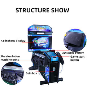 Máquina de <span class=keywords><strong>Videojuegos</strong></span> Arcade de Disparos para Dos Jugadores, Operada con Monedas, para Salas de Juego - Product Image 2