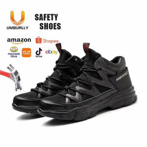 AIMVVSEC OEM <span class=keywords><strong>Scarpe</strong></span> <span class=keywords><strong>Antinfortunistiche</strong></span> Unisex in Pelle Traspirante Super Leggere da 350 Grammi, Punta Composita, Morbide per l'Estate - Product Image 2