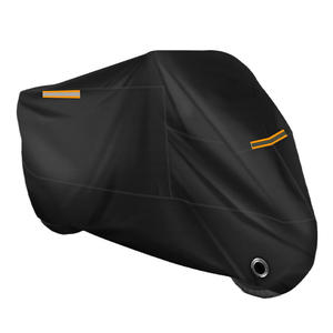 Housse de <span class=keywords><strong>moto</strong></span> <span class=keywords><strong>universelle</strong></span> avec protection solaire et pluie, installation pliable par crochet, matériau PE, housse de rangement anti-poussière - Product Image 1
