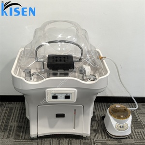 Lavabo Portátil KISEN sin Tuberías con Tanque de Almacenamiento de Agua Resistente y Carrito para Salones de Belleza y Barbería - Product Image 4
