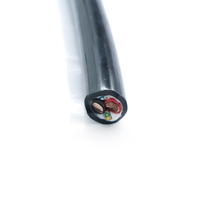 Câble sous-marin hybride haute puissance - 29 AWG courant élevé + 222 AWG paire torsadée blindée auxiliaire (Feuille + Tresse) Cuivre étamé/PVC/TPU