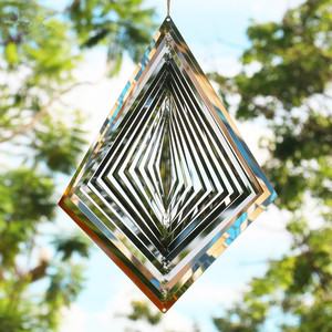 Decoración de Jardín Reutilizable, Molinillo de Viento 3D, Molinillo de Viento de Metal Cortado con Láser - Product Image 3