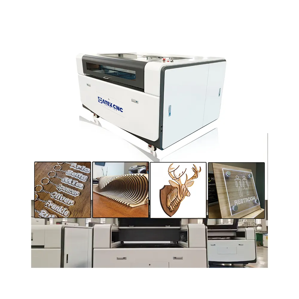 Machine de gravure de découpe laser CO2 MDF en bois mélangé non métallique de haute qualité