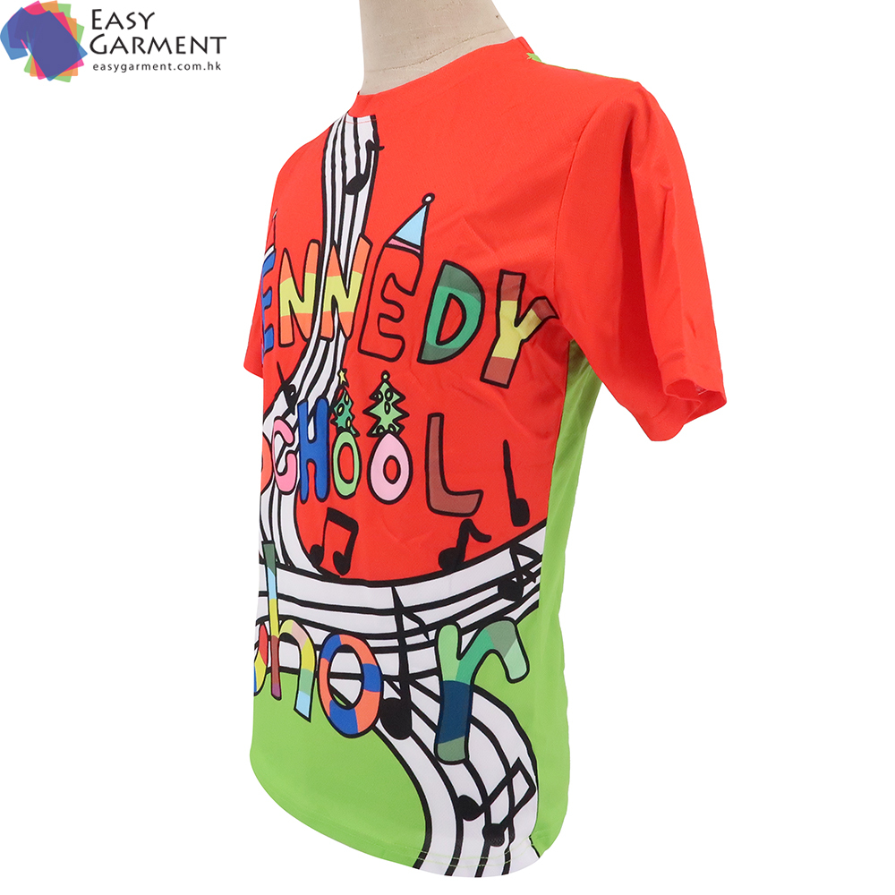 shirts for men Comfortable cut and sew jersey short sleeve quick dry red t shirt for kid