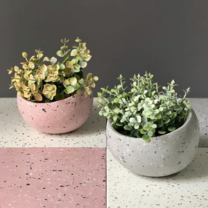 Ventes en gros en Chine <span class=keywords><strong>de</strong></span> pots ronds décoratifs pour salon, en céramique, style nordique, créatifs, pour plantes succulentes - Product Image 2