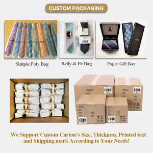 Мужской жаккардовый галстук из полиэстера - Product Image 6