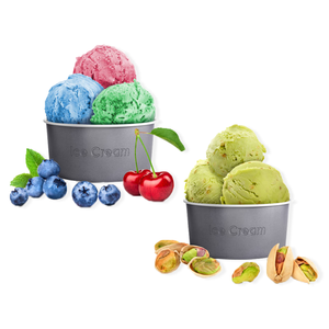 Bao Bì Nhựa Pp Bán Buôn Dùng Một Lần Tùy Chỉnh 4Oz Giấy Kem Trong Suốt Mềm Dùng Cho Cốc Có Thìa Có Nắp Vòm - Product Image 5