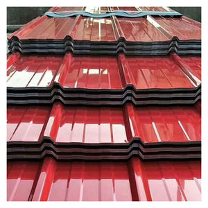 Top vente 0.3mm 0.4mm 0.5mm d'épaisseur Dx51d Z30 Z45 <span class=keywords><strong>RAL</strong></span> <span class=keywords><strong>3024</strong></span> IBR PPGI tôle de toiture en acier galvanisé enduit de couleur ondulée - Product Image 5