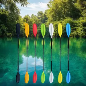 可调皮艇独木舟桨，高品质彩色桨，强力拉水