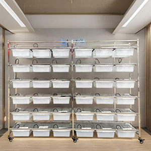 Secchio per Acqua Rinforzato in Acciaio Inox 304 e Plastica, Classico, Lussuoso, Moderno, Semplice, Resistente, per Allevamento di Rettili - Product Image 1