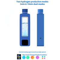 Botol Generator Air Kaya Hidrogen Alkali Elektrolitik SPE/PEM Berbahan Kaca dengan Pengisian Daya Tipe C Portabel dan Dapat Disesuaikan YenvQee untuk Mobil