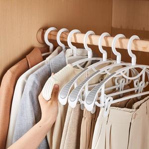 Dikke <span class=keywords><strong>Plastic</strong></span> Anti-Slip No-Marks Anti-Schouderhoeken Hangers Huishoudelijke Kleding Winkel Rekken Ophangsysteem - Product Image 3