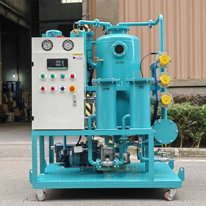 Machine de filtration d'huile lubrifiante haute capacité avec pompe moteur 100L/min, 5-10m, puissance de chauffage 60Kw, faible humidité 100ppm - Product Image 2