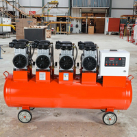 Compresseur industriel de réservoir d'air sans huile à contrôle intelligent Compresseur de pompe à air de 200 litres pour ateliers