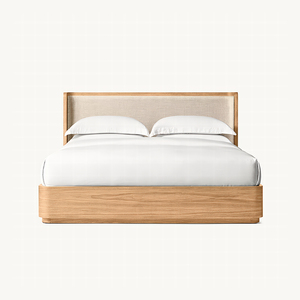 Letto di protezione in tessuto RH CORTA, letto con plateau rivestito King <span class=keywords><strong>Size</strong></span> con struttura in legno massello, mobili moderni di lusso per camera da letto - Product Image 6
