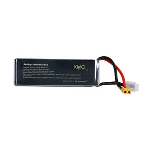 工場価格 リチウムイオンポリマー電池 高レート 100C 4S1P 14.8V 5000mAh UAV/FPVバッテリー 8248145 モデル飛行機用 - Product Image 3