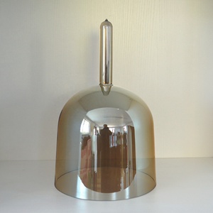 HF Chakra Tones 440Hz 432Hz Smokey Cuencos de cristal de cuarzo de mano para curar el sonido Mango de baño Cuenco de sonido de cristal Yoga - Product Image 2