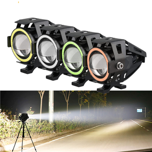 Faro LED para Motocicleta U7 Mini, Luz de Conducción Brillante con Ojos de Ángel, Foco <span class=keywords><strong>Antiniebla</strong></span> Auxiliar para <span class=keywords><strong>Moto</strong></span> - Product Image 2