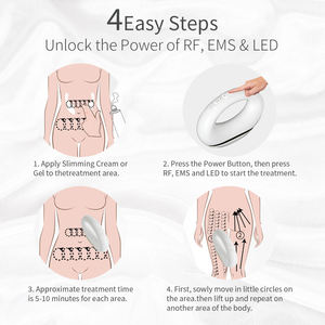 3 في 1 جهاز تنحيف الجسم بالحرارة ، وتنحيف الوجه والجسم ، وتشديد الجلد ، والضغط على الساق وفقدان الوزن ، جهاز التيار الصغير - Product Image 3