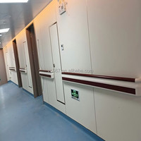 Panneau mural en PVC antibactérien moderne, imperméable et ignifuge pour les secteurs de la santé et de l'hôtellerie (vente en gros)