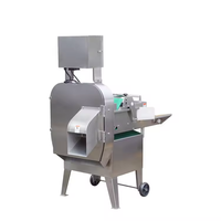 Máquina Cortadora Automática de Frutas y Verduras Dezoton, Cortadora Multifuncional de Acero Inoxidable para Raíces, Rizomas y Verduras de Hoja
