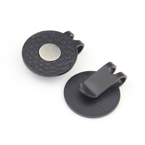 Golf Hat <b>Clip</b> 25mm Magnetic Ball Patterned With Nickel Logo Mark <b>For</b> Golf Sports - Product Image 3