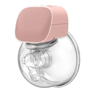حار بيع اللاسلكية مضخة الثدي الإلكترونية BPA خالية سيليكون لبس حر اليدين الثدي مضخة