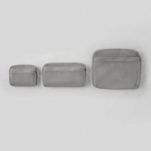 Sac de rangement en maille personnalisé, pochette de voyage, organiseur portable, trousse de toilette à fermeture éclair, organiseur d'objets de petite taille, usine OEM ODM - Product Image 1