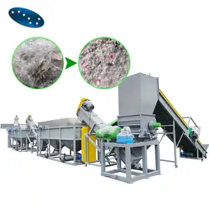 Sevenstars waste recycling plant recycle plastic machine pp woven bag recycling and pelletizing plant plastic washing line