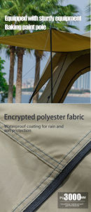 2025 nouveau LIAO famille fête <span class=keywords><strong>grand</strong></span> <span class=keywords><strong>espace</strong></span> 8-12 personnes grande Villa de luxe pliant voyage étanche jardin Glamping <span class=keywords><strong>Camping</strong></span> en plein air - Product Image 6