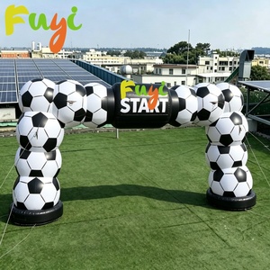 Arco Inflable <span class=keywords><strong>Gigante</strong></span> Direccional con Logotipo de Corazón y Flechas para Ferias Comerciales, Entrega Rápida, OEM/ODM Disponible - Product Image 4