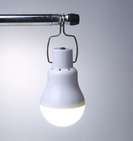 Lampes solaires à LED rechargeables avec télécommande, panneau solaire rechargeable et 12 puces LED pour l'extérieur