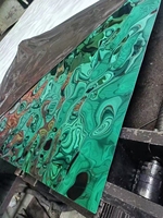 Panneaux muraux 3D durables, finition martelée effet vague d'eau, tôle d'acier, plaque en acier inoxydable 304, tôle estampée colorée