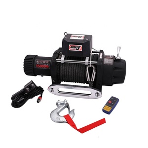 Cabrestante Eléctrico Portátil con Control Remoto Inalámbrico de 9500 lb de Capacidad, Accesorios Todoterreno <span class=keywords><strong>4x4</strong></span>, Cabrestante Eléctrico de 24V 12V - Product Image 4