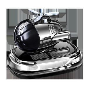 Nouveau style diffuseur d'air rotatif solaire Q-Style pour console centrale de voiture, ornement de décoration intérieure haut de gamme - Product Image 1