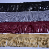 Offre Spéciale – Franges torsadées en fil métallique de 6,5 cm (2 pouces) à épaisseur accrue pour vêtements