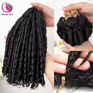 Nouvel arrivage : Extensions de <span class=keywords><strong>cheveux</strong></span> humains tressées au crochet, installation et retrait plus rapides, 100 % <span class=keywords><strong>cheveux</strong></span> humains, bouclés <span class=keywords><strong>afro</strong></span>, volume ajustable librement - Product Image 3