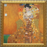 Reproduction de peinture à l'huile de paysage moderne, Chine Dafen, sur mesure, faite à la main, décoration d'hôtel, art mural sur toile, cadre en bois doré, écologique