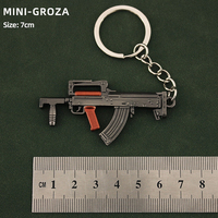 LLavero de pistola de metal personalizado al por mayor caliente 5-9CM 18cm M24 modelo de pistola de juego de Metal llavero de Estudiante
