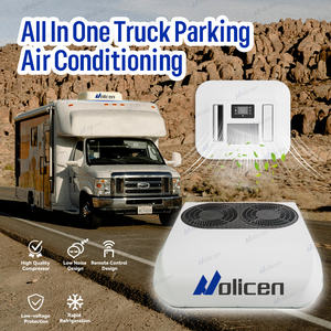 Sistema de Aire Acondicionado para Automóvil Holicen Nuevo de Alta Calidad, 8000-10000 BTU, Montado en el Techo para Tractor, <span class=keywords><strong>Camper</strong></span>, Personalizado Profesional, 12V/24V/48V - Product Image 3