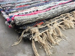 Alfombra de estilo bohemio para decoración de jardín, tapete de Estilo Vintage indio, tejido multicolor, Dari 100% de algodón, cuadrado, hecho a mano, para sala de estar - Product Image 5