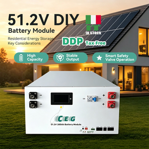 CEG 51.2V 315Ah DIY Inverter Lithium ion Phosphate Cell Box Empty LifePO4 Battery Case for Home Solar Application - Product Image 1