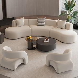 Divani di Lusso per Soggiorno, Set di Divani Componibili Moderni in Stile Nordico, Divano in Velluto a 3 Posti, Adatto per <span class=keywords><strong>Rivenditori</strong></span> - Product Image 2